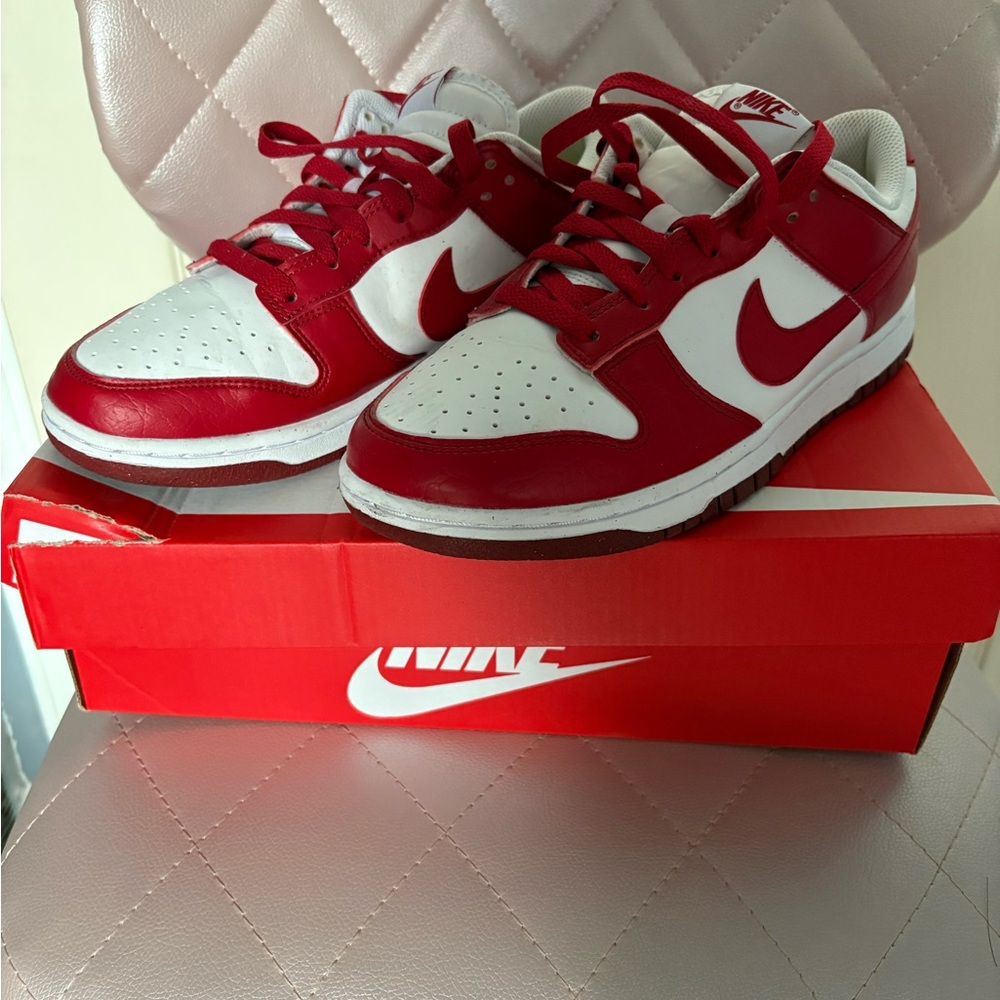 Nike Classic Red and White Sneakers